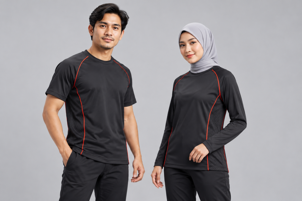 Mytee Forge 6 Panel Raglan — Belum dinyatakan, Raglan, Belum dinyatakan. Gambaran AI, bukan sampel jahitan sebenar.