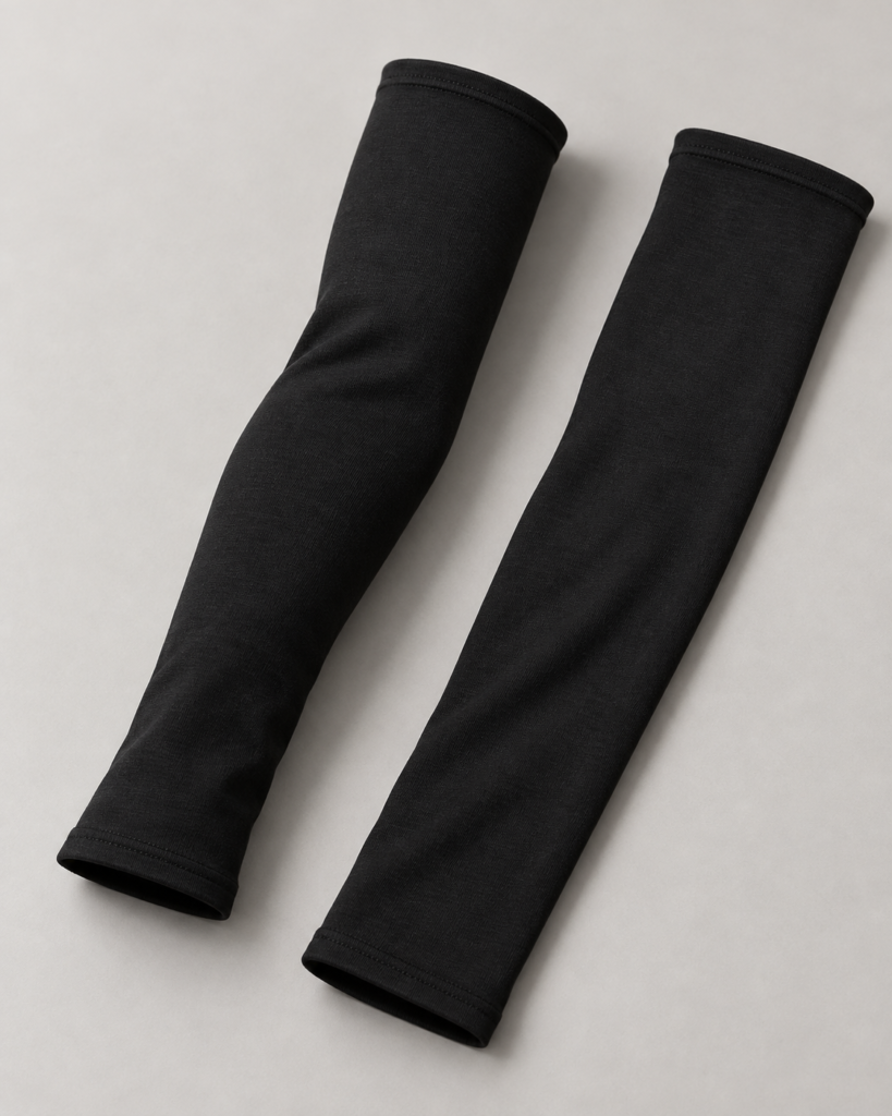 Handsock — —, —, —. AI illustration, not an actual sewn sample.