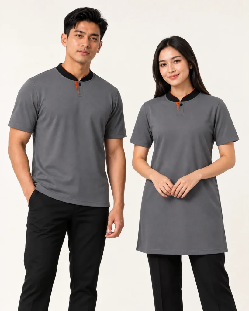 Adult Mandarin Basic — Mandarin, Basic / standard, Kemasan standard. Gambaran AI, bukan sampel jahitan sebenar.
