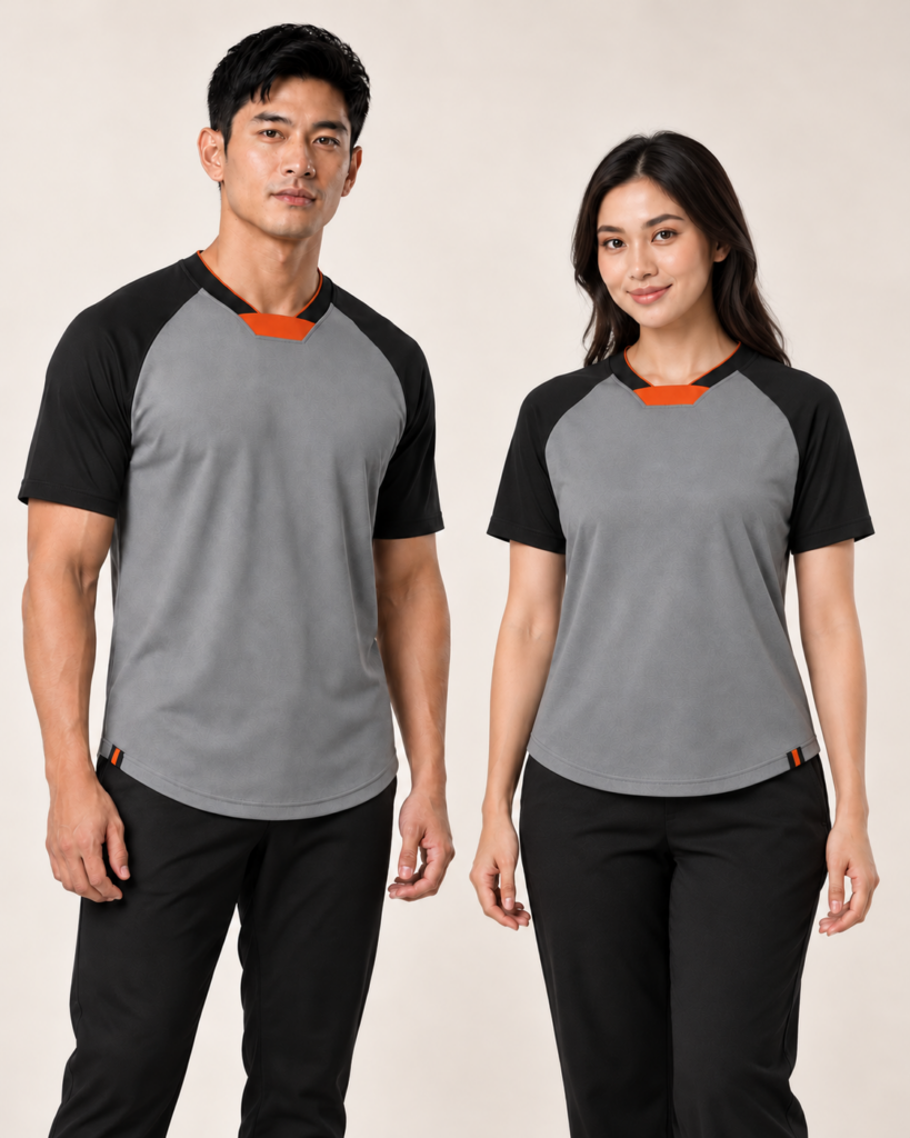 Adult NFL Raglan Curve Hem — NFL, Raglan, Curve Hem. AI illustration, not an actual sewn sample.