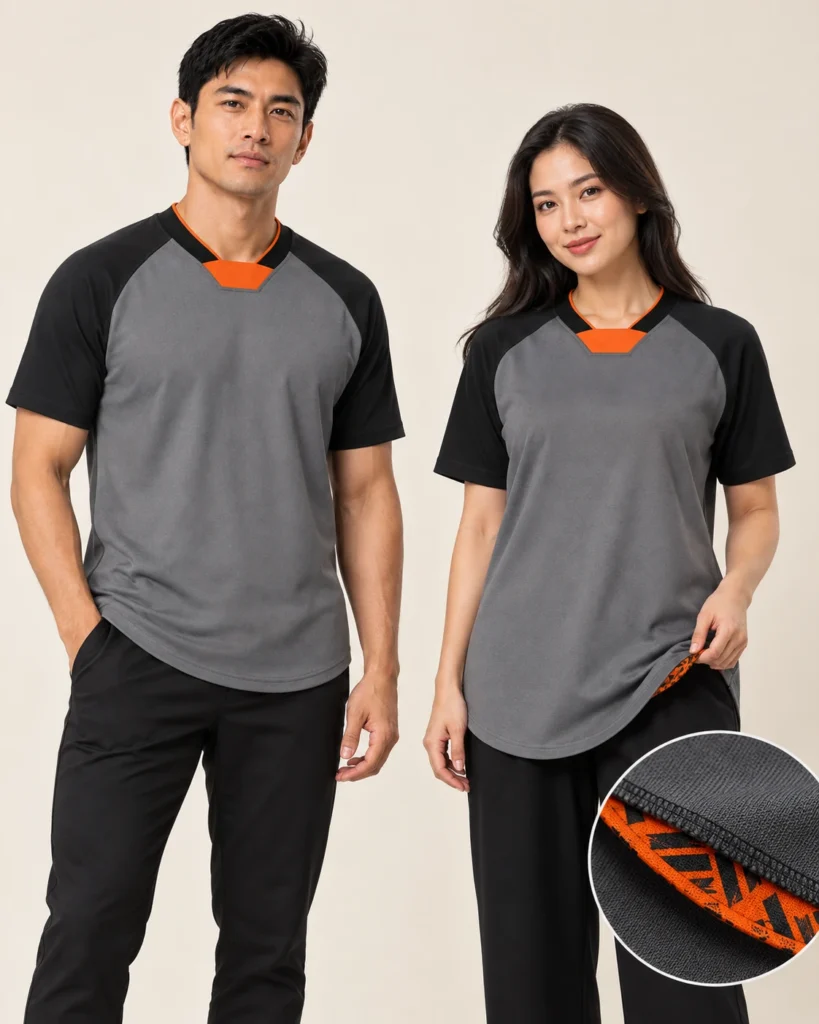 Adult NFL Raglan Premium Hem — NFL, Raglan, Premium Hem. Gambaran AI, bukan sampel jahitan sebenar.