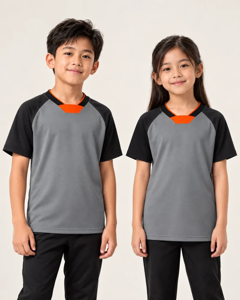 Kids NFL Raglan Basic — NFL, Raglan, Standard finish. AI illustration, not an actual sewn sample.