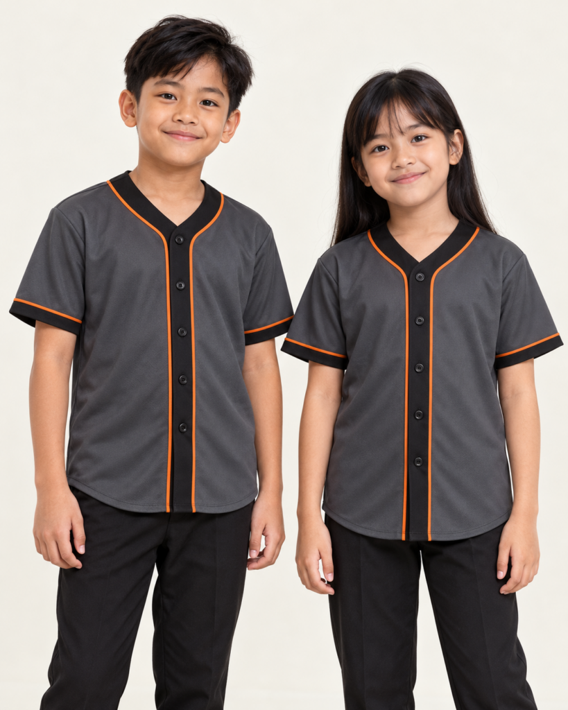 Kids Baseball — Baseball, Basic / standard, Standard finish. AI illustration, not an actual sewn sample.